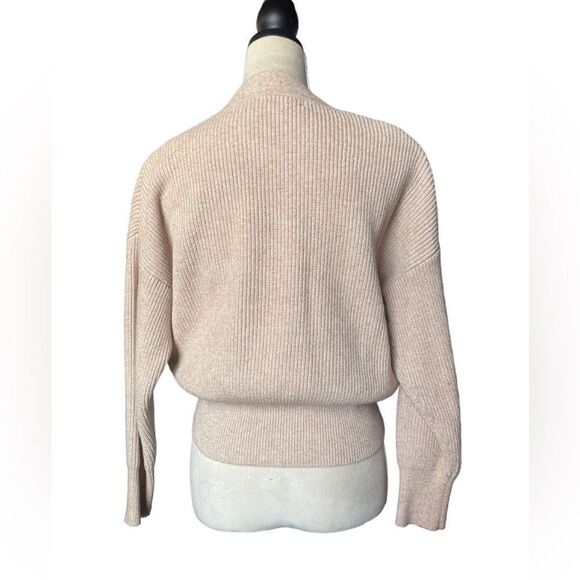 Beginning Boutique Carley Pink Button Down Oversized Drop Sleeve Cardigan (S/M) - Picture 13 of 15